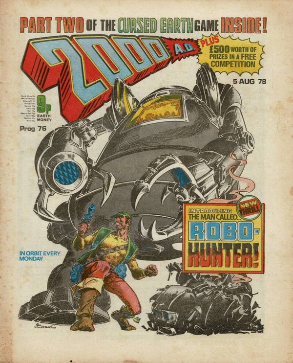 2000 AD UK COMIC PROG 76 5TH August 1978 BUY VINTAGE COMICS FORM TILLEYS