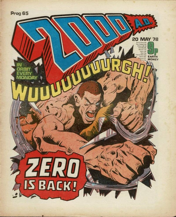 2000 AD UK COMIC PROG 65 20TH May 1978 BUY VINTAGE COMICS FORM TILLEYS
