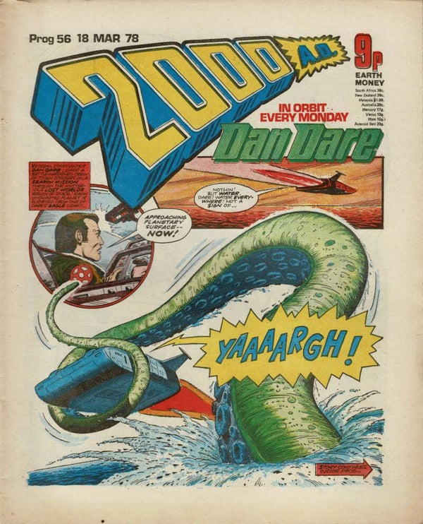 2000 AD UK COMIC PROG 56 18TH March 1978 BUY VINTAGE COMICS FORM TILLEYS