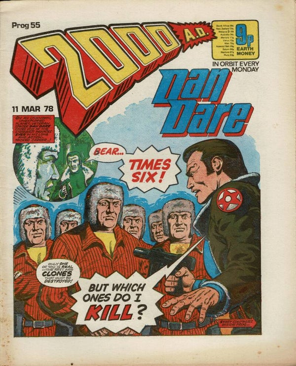 2000 AD UK COMIC PROG 55 11TH March 1978 BUY VINTAGE COMICS FORM TILLEYS
