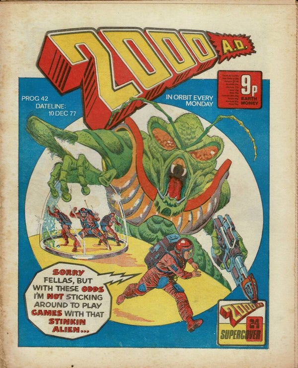 2000 AD UK COMIC PROG 42 10TH December 1977 BUY VINTAGE COMICS FORM TILLEYS