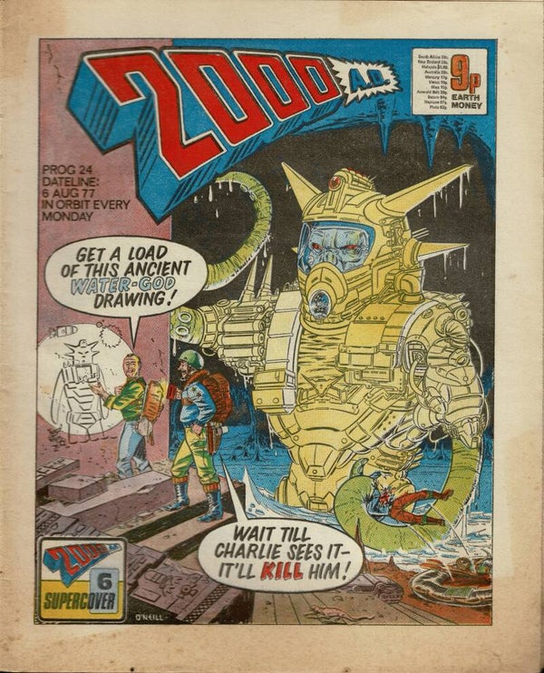 2000 AD UK COMIC PROG 24 6TH August 1977 BUY VINTAGE COMICS FORM TILLEYS