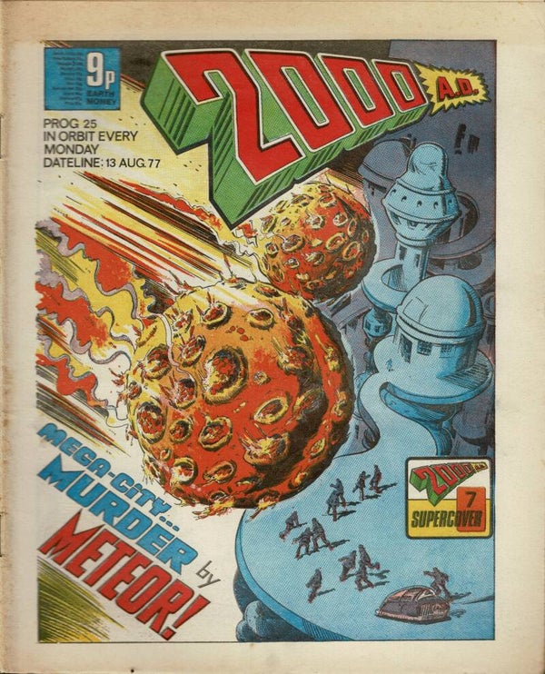 2000 AD UK COMIC PROG 25 13TH August 1977 BUY VINTAGE COMICS FORM TILLEYS