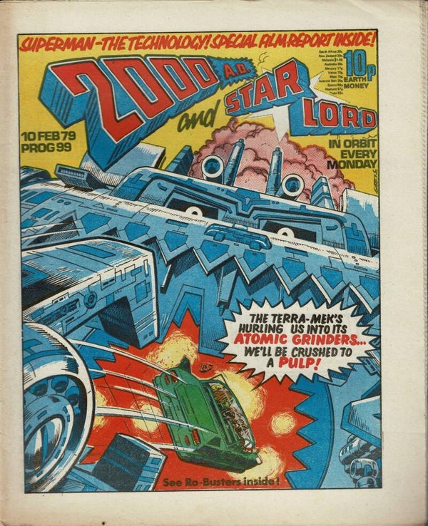 2000 AD UK COMIC PROG 99 10TH February 1979 BUY VINTAGE COMICS FORM TILLEYS