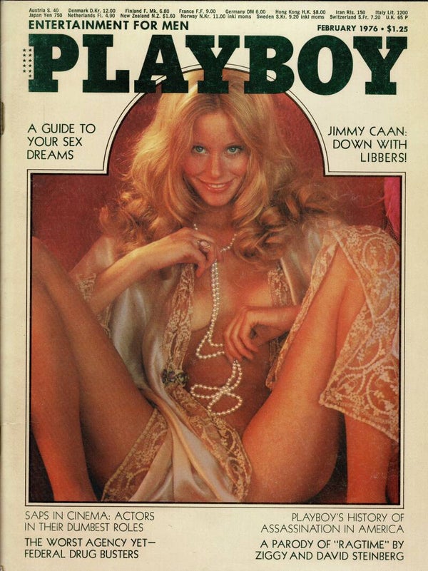 PLAYBOY MONTHLY US MAGAZINE  FEBRUARY 1976 BUY VINTAGE PLAYBOY BACK ISSUE MAGAZINES TILLEYS