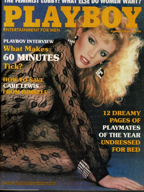 PLAYBOY MONTHLY US MAGAZINE  MARCH 1985 BUY VINTAGE PLAYBOY BACK ISSUE MAGAZINES TILLEYS