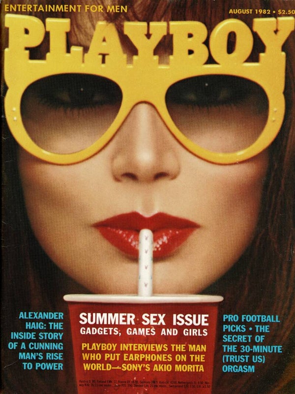PLAYBOY MONTHLY US MAGAZINE  AUGUST 1982 BUY VINTAGE PLAYBOY BACK ISSUE MAGAZINES TILLEYS