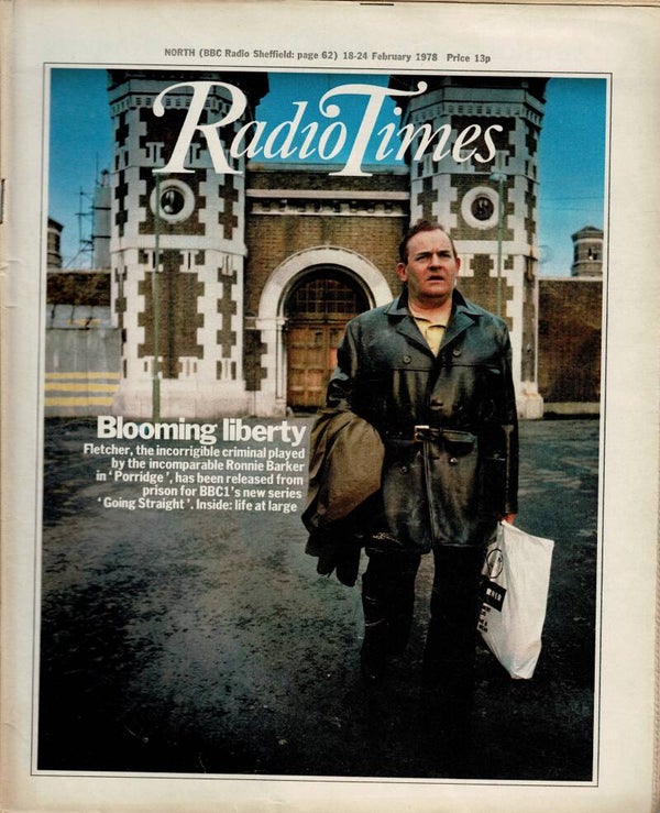 RADIO TIMES UK MAGAZINE 18TH - 24TH FEBRUARY 1978  VINTAGE BACK ISSUE MAGAZINES TILLEYS