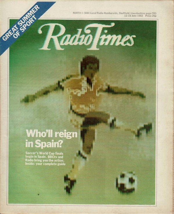RADIO TIMES UK MAGAZINE 12TH - 18TH JUNE  1982 VINTAGE BACK ISSUE MAGAZINES TILLEYS