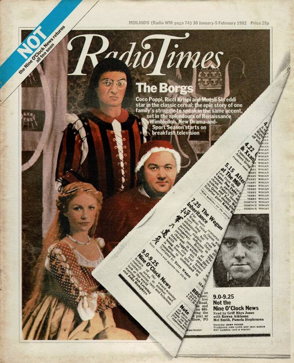 RADIO TIMES UK MAGAZINE 30TH JANUARY - 5TH FEBRUARY   1982 VINTAGE BACK ISSUE MAGAZINES TILLEYS