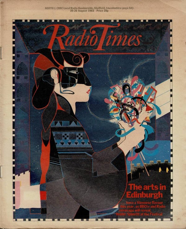 RADIO TIMES UK MAGAZINE 20TH - 26TH AUGUST 1983 VINTAGE BACK ISSUE MAGAZINES TILLEYS