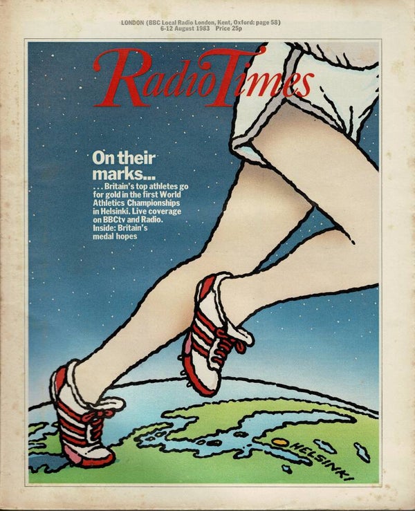 RADIO TIMES UK MAGAZINE 6TH - 12TH AUGUST 1983 VINTAGE BACK ISSUE MAGAZINES TILLEYS