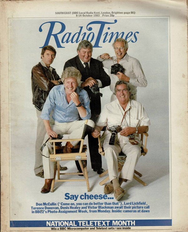 RADIO TIMES UK MAGAZINE 8TH - 14TH OCTOBER 1983 VINTAGE BACK ISSUE MAGAZINES TILLEYSS
