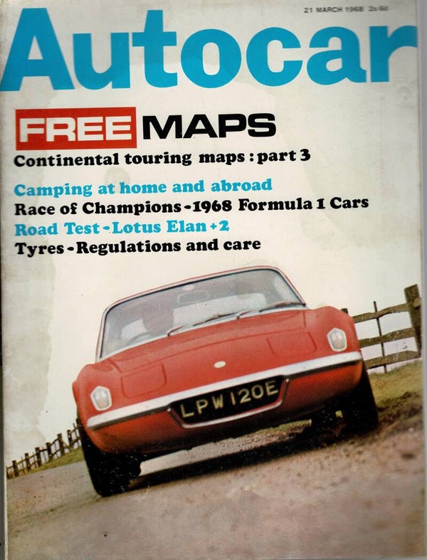 AUTOCAR UK MOTORING MAGAZINE 21ST MARCH 1968  VINTAGE BACK ISSUE MAGAZINES TILLEYS
