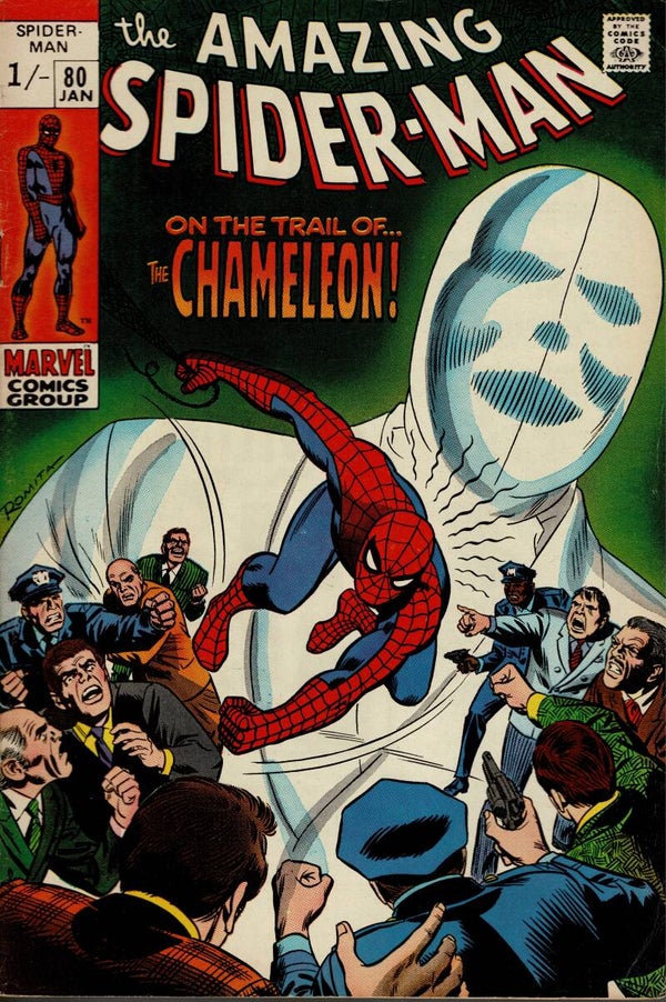 MARVEL US COMIC  AMAZING SPIDERMAN NO 80 JANUARY 1969  BUY VINTAGE COMICS FROM TILLEYS