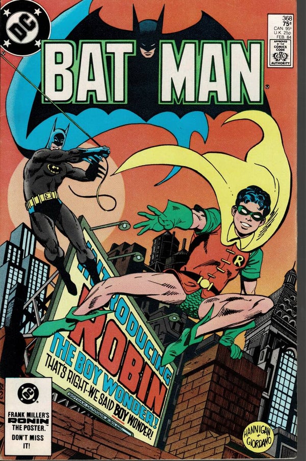 DC US COMIC  BATMAN NO 368 FEBRUARY 1984 BUY VINTAGE COMICS FROM TILLEYS