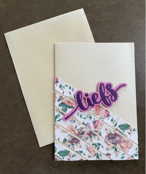 Kaart Liefs met envelop