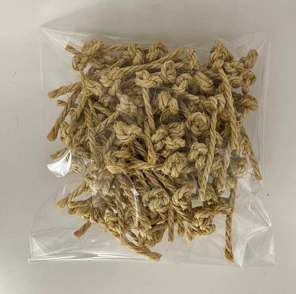 Knutselzakje Touwtje met knoopje 50 gram