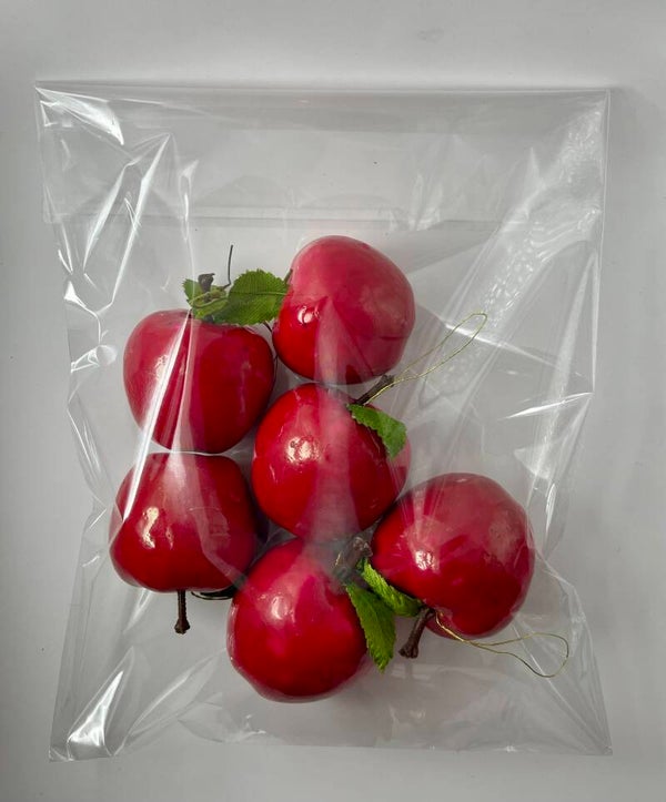 Knutselzakje Appels Groot met hangertje 6 stk