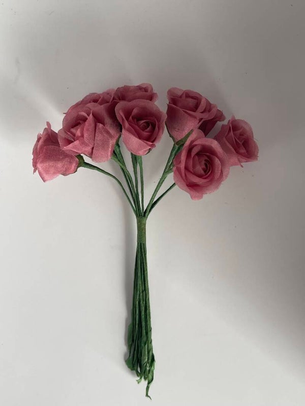 Knutselzakje Roosjes Roze Stekers