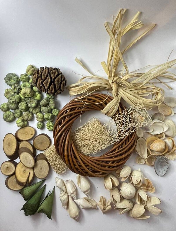 Knutselzakje DIY Pakket Groen / Beige