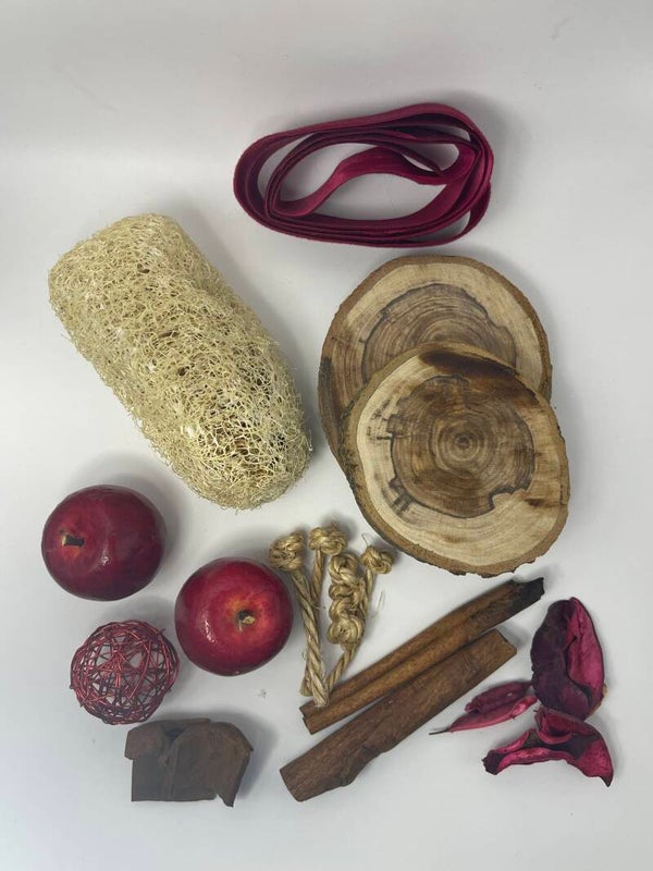 Knutselzakje DIY Pakket Rood / Bruin