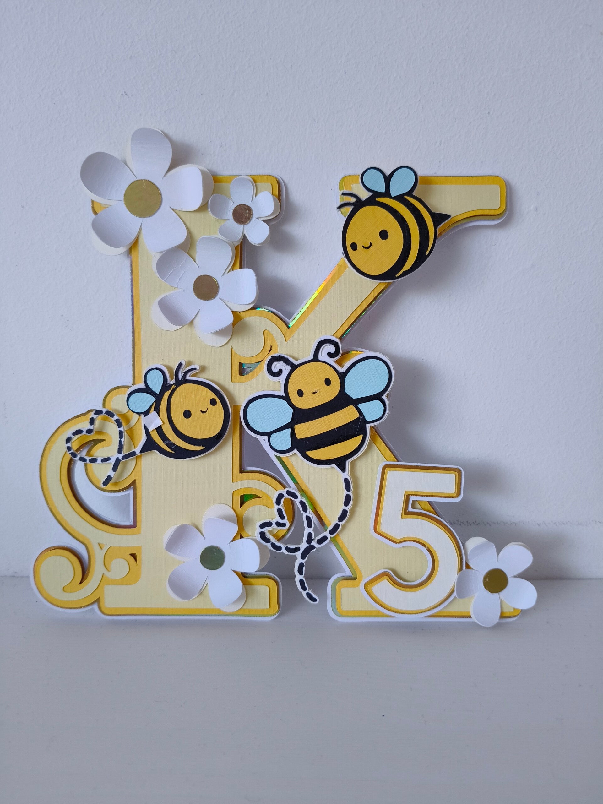 Specials: Letterkaart met leeftijd. De lente 1
