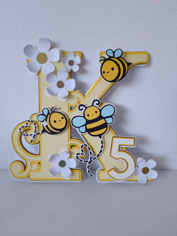 Specials: Letterkaart met leeftijd. De lente 1