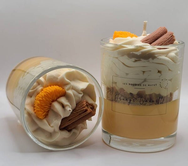 - Bougie Gourmande Orange Cannelle -