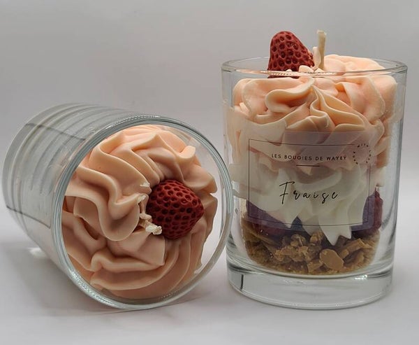 - Bougie Gourmande Fraise -
