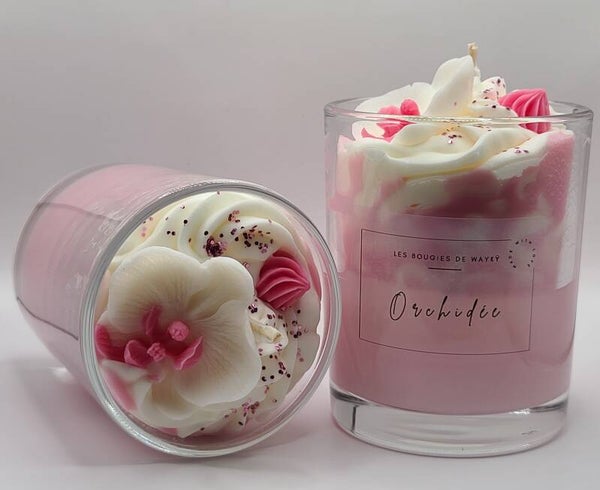 - Bougie Gourmande Orchidée -