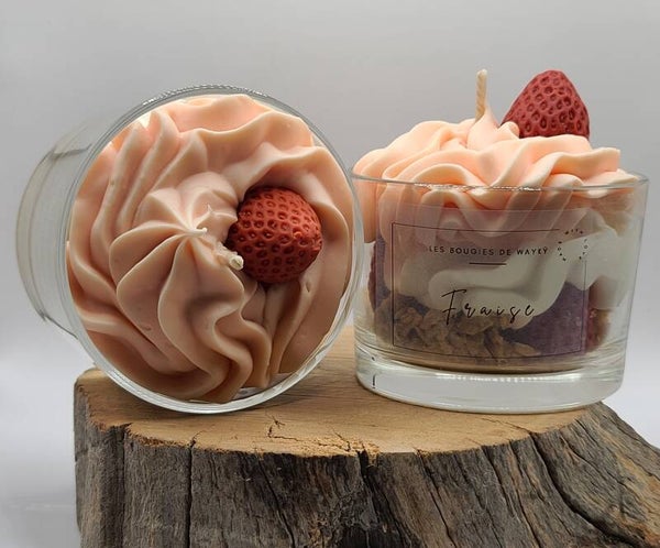 - Bougie Gourmande Fraise -