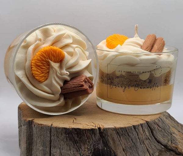 - Bougie Gourmande Orange Cannelle -