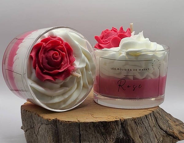 - Bougie Gourmande Rose -