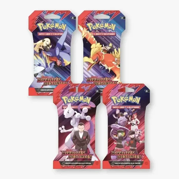 POKÉMON JCC - ÉCARLATE ET VIOLET -  BLISTER BOOSTERS EV10 RIVALITÉS DESTINÉES - FR