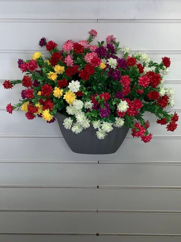 Mixed Mini mum wall planters
