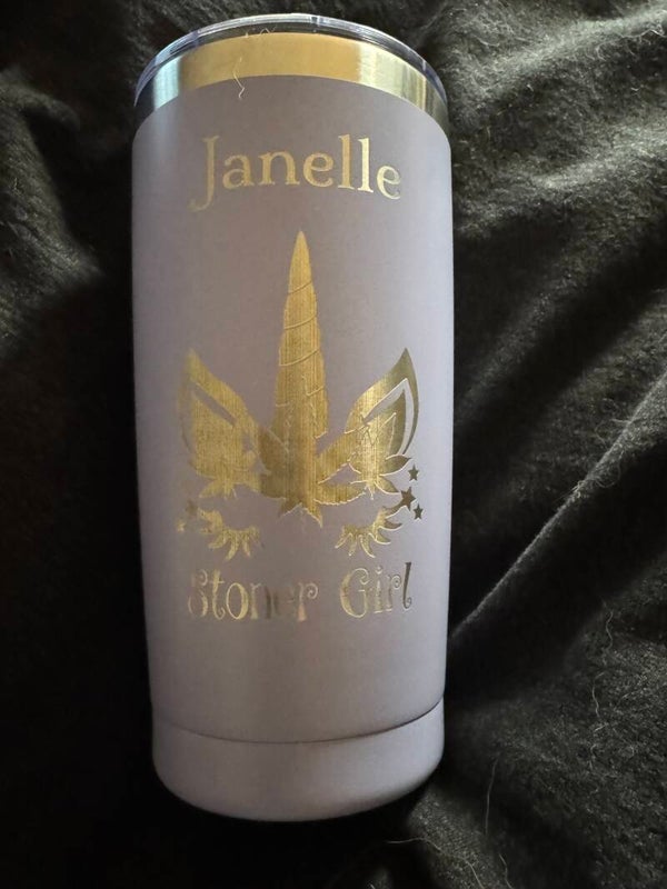 Stoner Girl 20oz Travel Mug Personalized