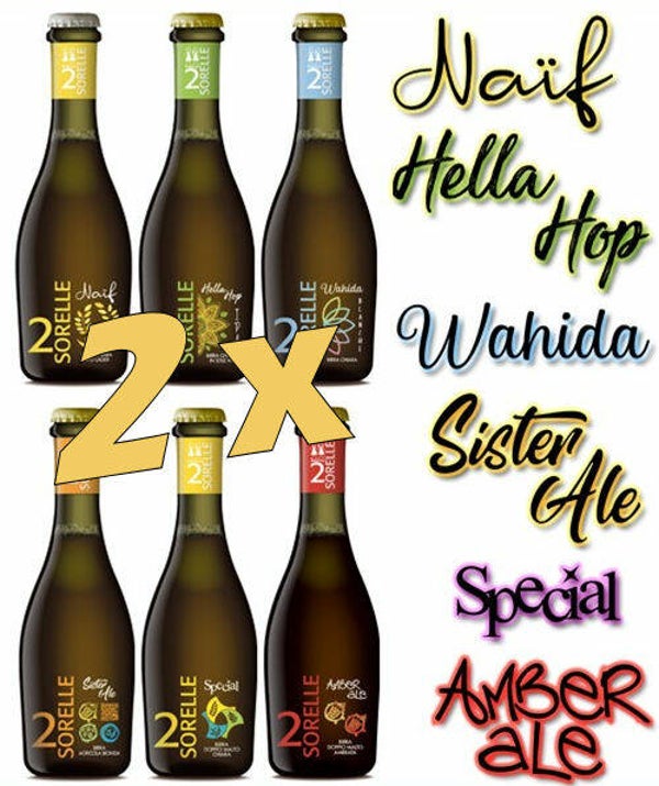 2 Sorelle DOUBLE 6-PACK