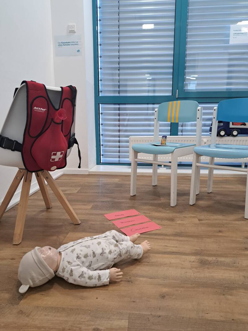 Kursraum in der Kinderarztpraxis Dr. Streckert und Stellmacher in Dortmund