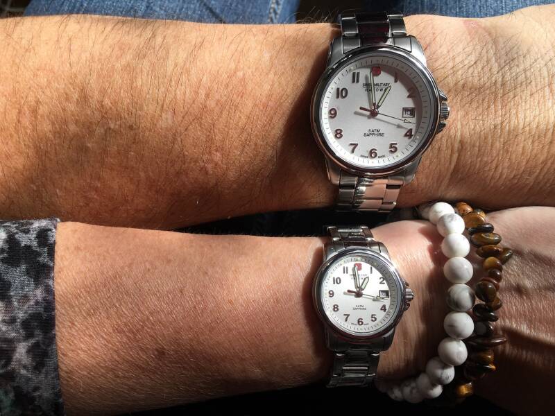 Spontane acties, bij ons zijn ze meetal mogelijk. 2 Partners met een nieuw horloge. Autisme binnen de relatie.