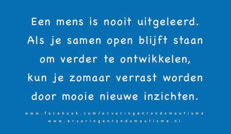 Autisme relatie partner Oopenstaan voor nieuwe inzichten