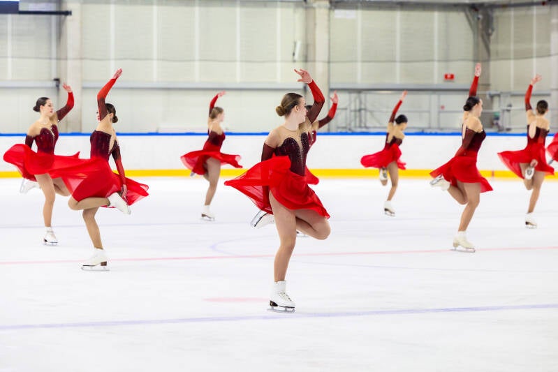 Team Diamonds Junior; Estonia; Short Program; Synchronized Skating; Roberts Voskans; Riga Amber Cup 2026;