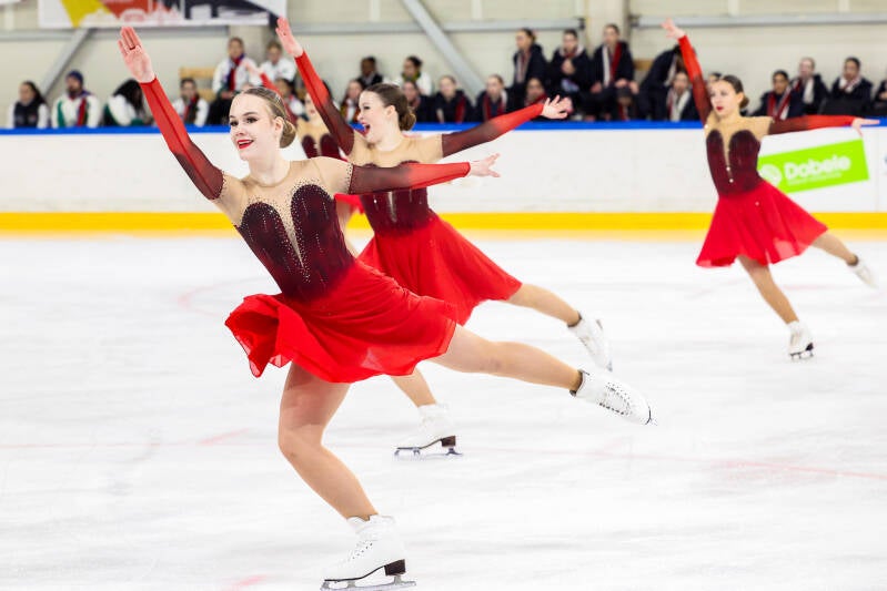 Team Diamonds Junior; Estonia; Short Program; Synchronized Skating; Roberts Voskans; Riga Amber Cup 2026;