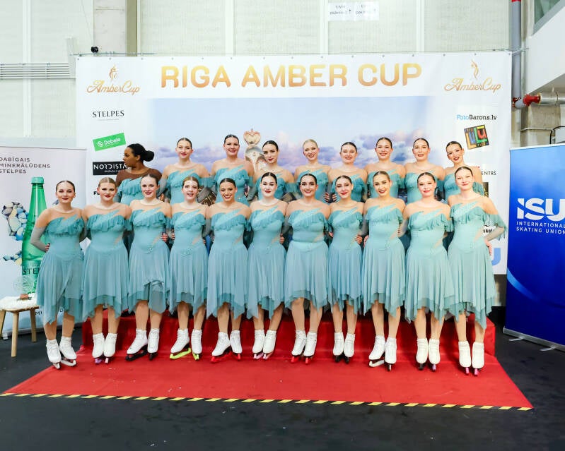 Team Cool Dreams; Switzerland; ISU Senior; Short Program; Kiss&amp;Cry; Synchronized Skating; Roberts Voskans; Riga Amber Cup 2026;