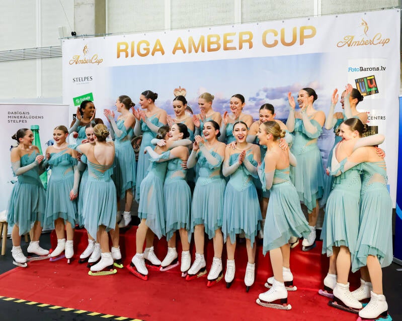 Team Cool Dreams; Switzerland; ISU Senior; Short Program; Kiss&amp;Cry; Synchronized Skating; Roberts Voskans; Riga Amber Cup 2026;