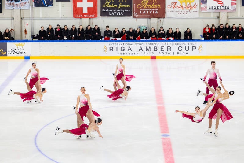 Team Les Supremes; Canada;  ISU Senior; Short Program; Synchronized Skating; Roberts Voskans; Riga Amber Cup 2026;