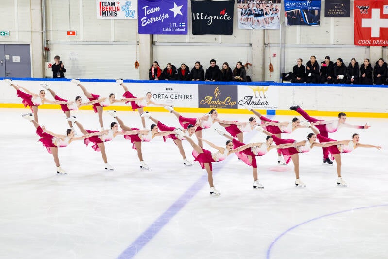 Team Les Supremes; Canada;  ISU Senior; Short Program; Synchronized Skating; Roberts Voskans; Riga Amber Cup 2026;