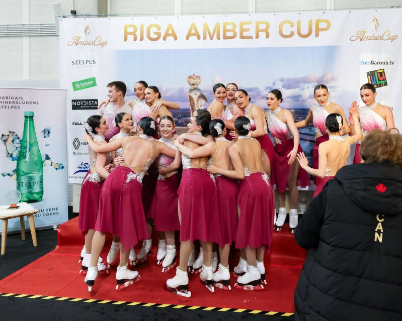 Team Les Supremes; Canada;  ISU Senior; Short Program; Kiss&amp;Cry; Synchronized Skating; Roberts Voskans; Riga Amber Cup 2026;