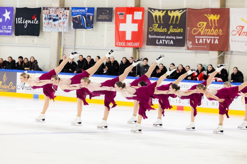 Team Skyliners; USA; ISU Senior; ISU Senior; Short Program; Synchronized Skating; Roberts Voskans; Riga Amber Cup 2026;