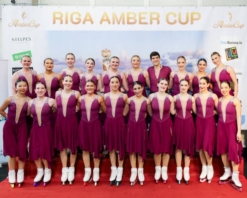Team Skyliners; USA; ISU Senior; ISU Senior; Short Program; Kiss&amp;Cry; Synchronized Skating; Roberts Voskans; Riga Amber Cup 2026;